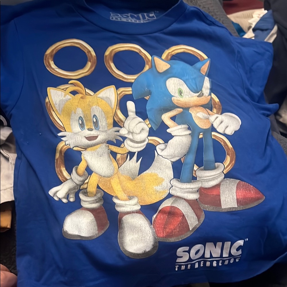 Sonic the Hedgehog Blue Kids T-Shirt